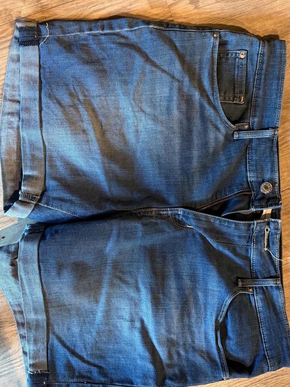 Levi's Women's Dark Blue Denim Shorts
